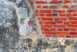 Brick stone wall