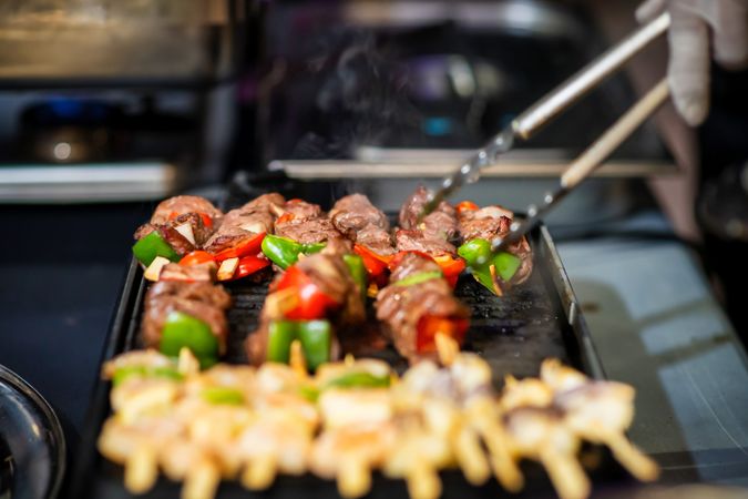Asian food. Thai cuisine. Off-site food preparation.