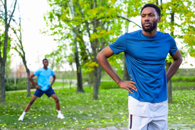 Mindfulness and Well-Being: Friends Practicing Self-Care and Fitness in Nature