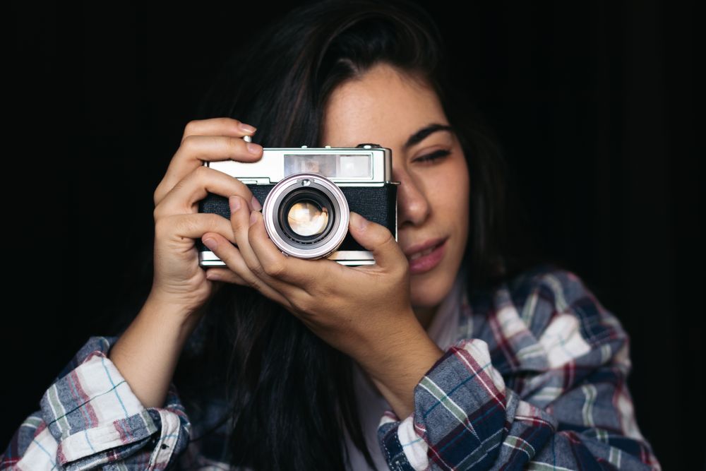 Taking Photos With Analog Camera