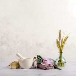 Assortment of spa items