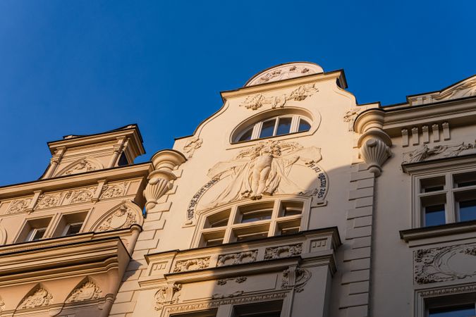 Decooration of the building in Old Prague