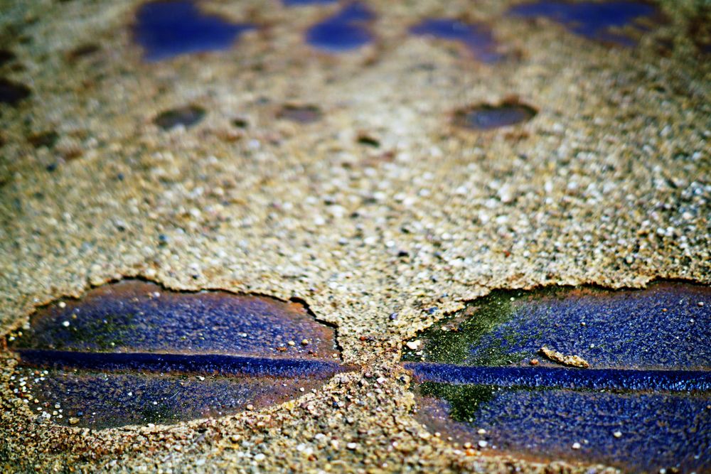 Old painted corroded metal texture