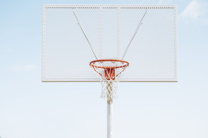 basket in Outdoor basketball court