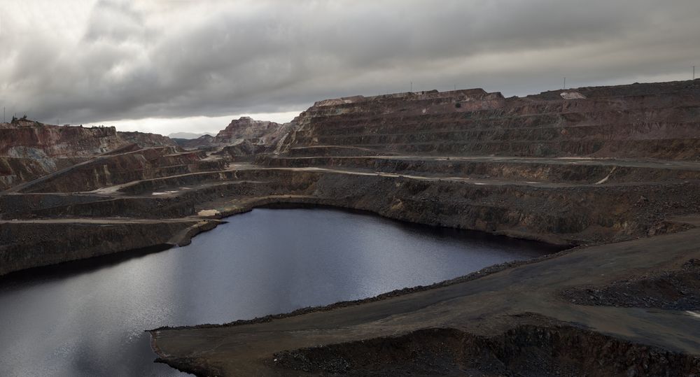 Mining terraces in Riotinto, Huelva