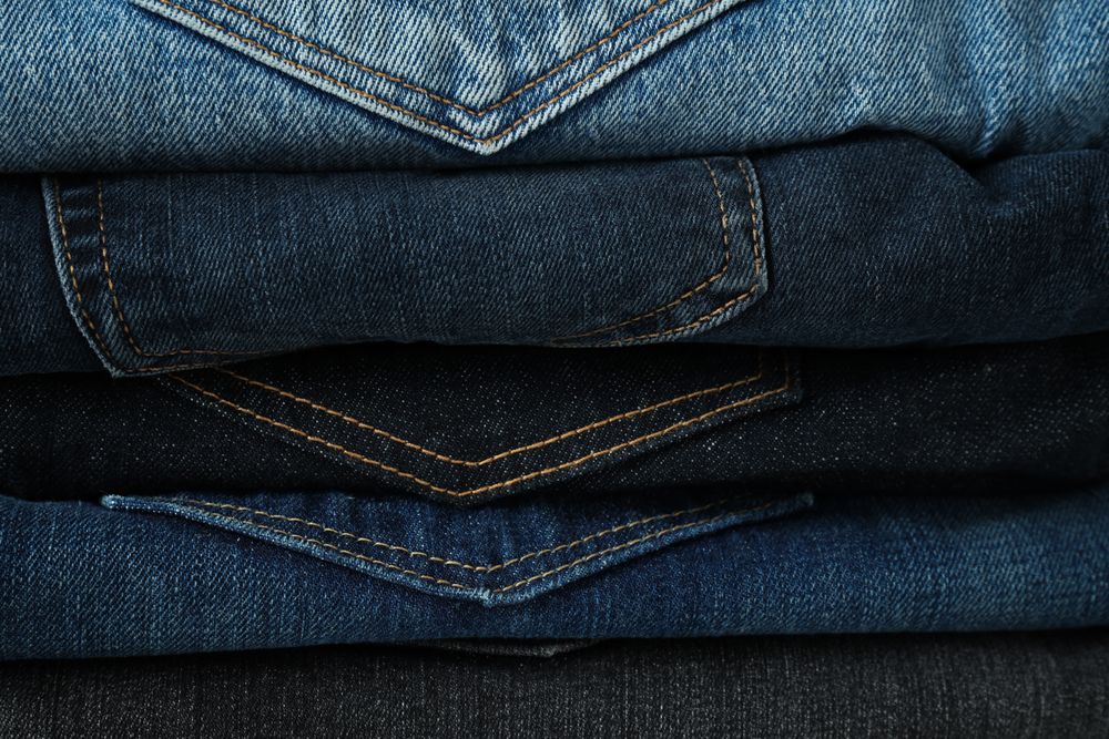 Concept of jeans, casual clothes concept, jeans as daily wear