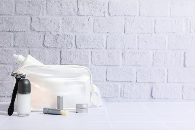 Toilet bag for different toilet and self care accessories