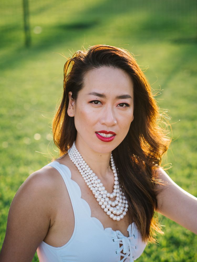 Portrait of a young elegant Chinese woman