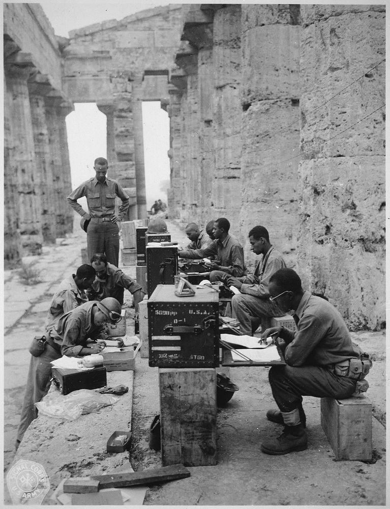 Black American soldiers during World War II