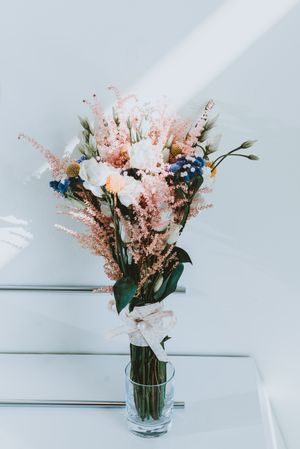 Wonderful fresh flowers in vase