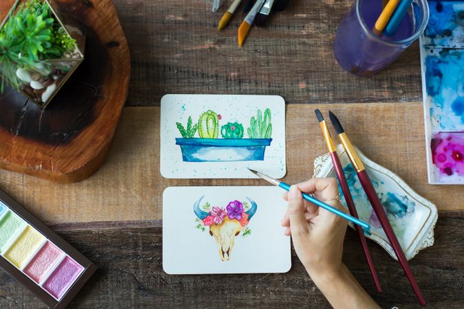 Watercolor painting