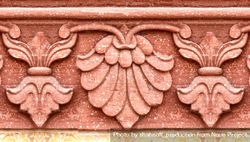 Ornate detail of mosque in Lahore, Pakistan 0LgmRb
