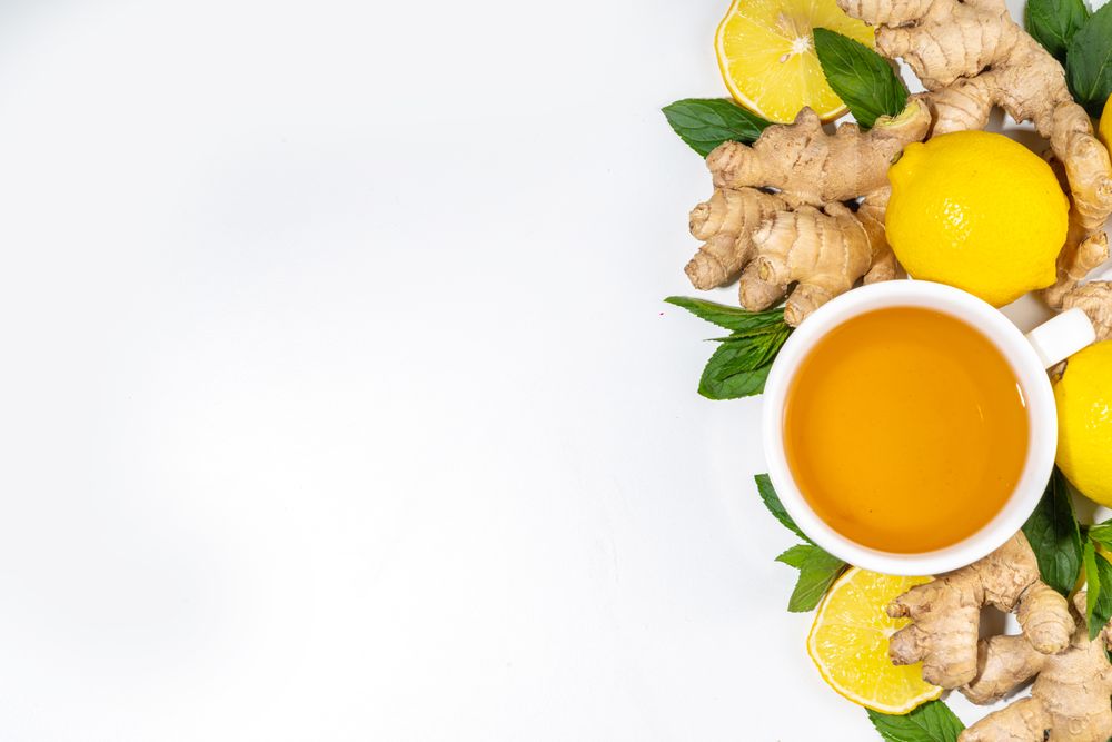 Ginger lemon tea