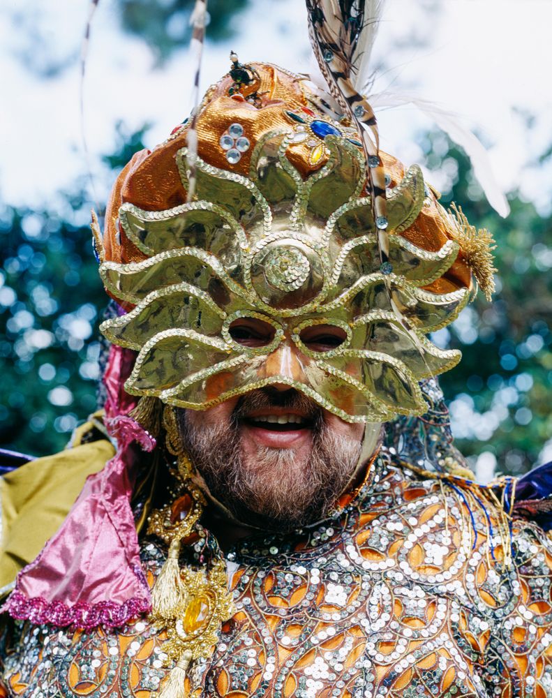 Krewe Captain at Mardi Gras, New Orleans, Louisiana