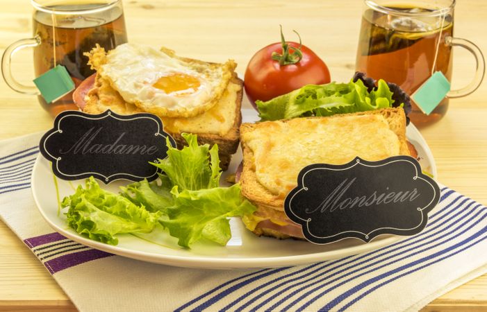 Special french sandwiches for men and women