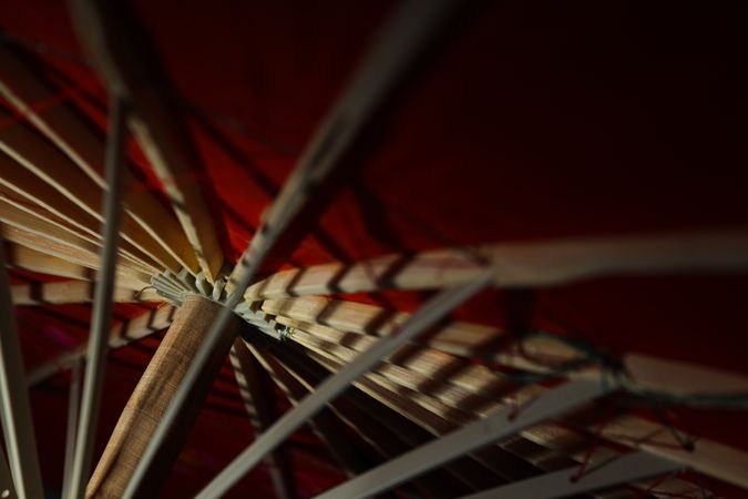 Traditional japanese umbrella, traditional japanese accessories concept