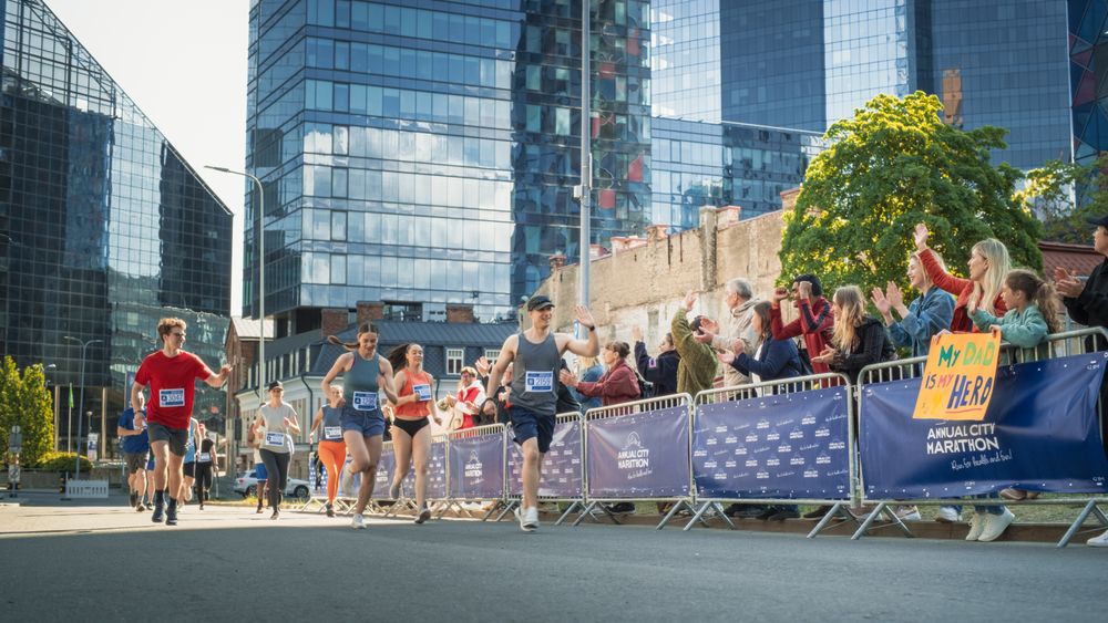 Runners Participating in a Charity Run to Raise Money a Cause
