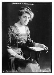 Sophonisba Preston Breckinridge (1866 – 1948) was an American activist, and social scientist