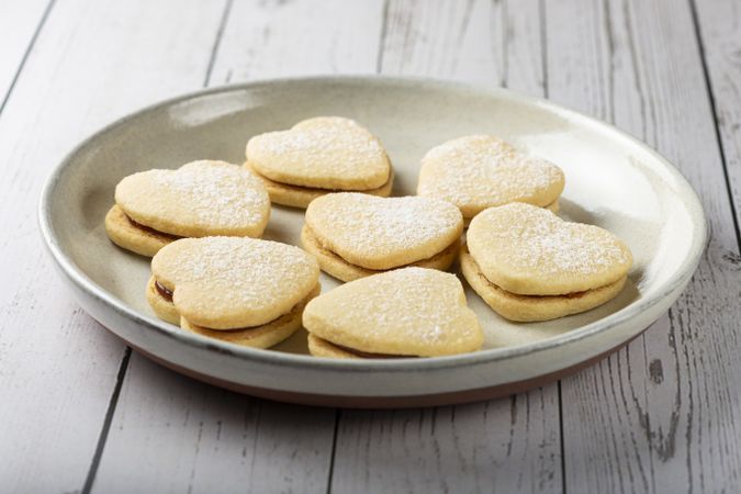Delicious buttery biscuits filled with guava paste.