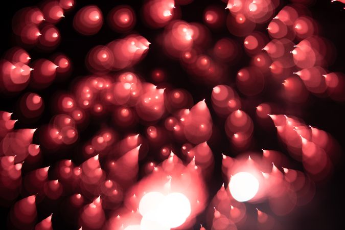Bright fireworks on night sky