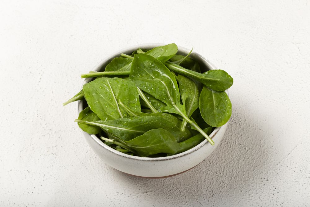 Arugula salad in a bowl