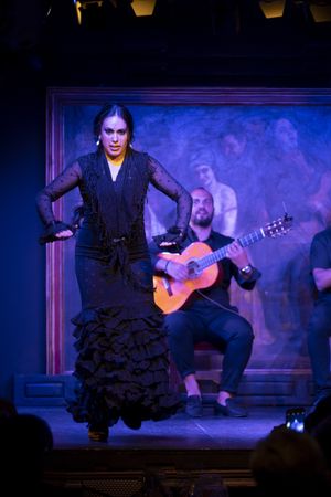 Flamenco performance on stage