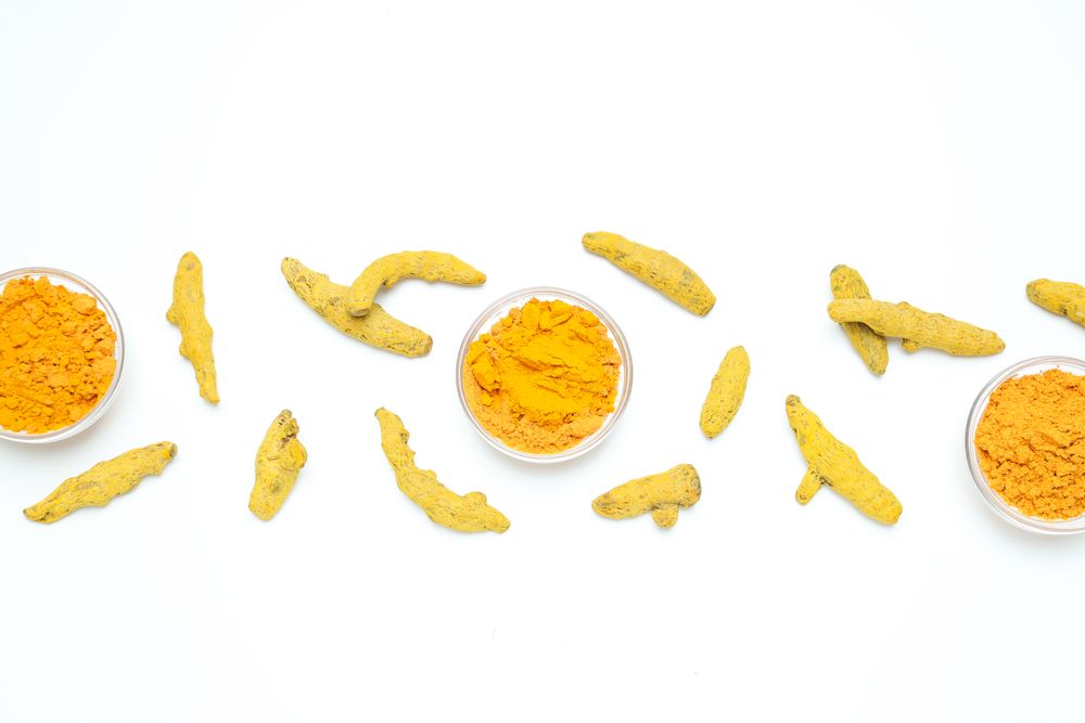 Fragrant seasoning - turmeric, one of the main ingredients in Indian curry