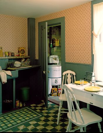 A 1950s kitchen at Strawbery Banke, Portsmouth, New Hampshire