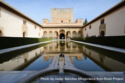 Court of the Myrtles in Alhambra, Spain 5pgBQw