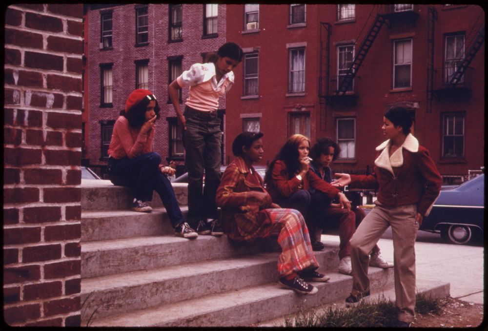 Latino Youths at Lynch Park in Brooklyn, New York City