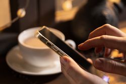 Coffee Break with Smartphone