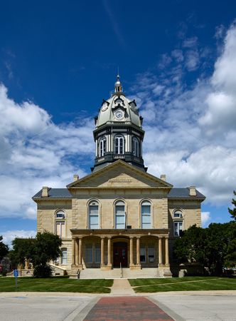 The Madison County Courthouse in Winterset, Iowa