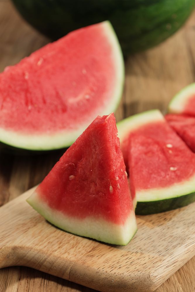 Slices of Fresh Red Watermelon