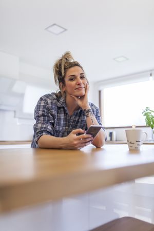 woman at home