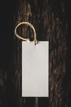 Cardboard labels for price or advertising