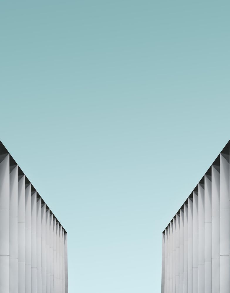 Two textured grey walls