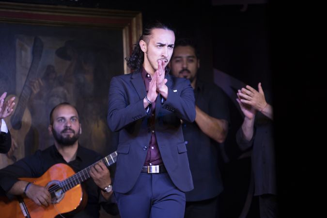 Flamenco performance on stage