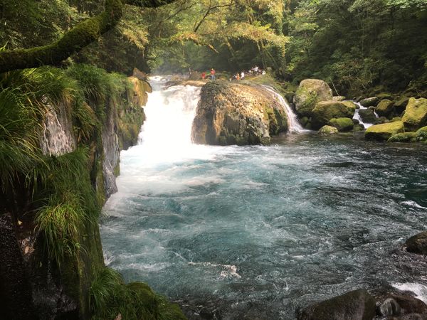 Waterfalls in Kikuchi, Kumamoto, Japan