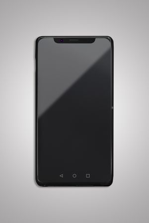 Dark shiny smart phone