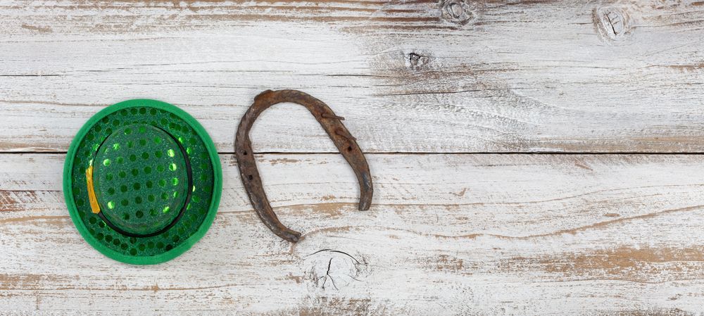 St Patrick hat and horseshoe