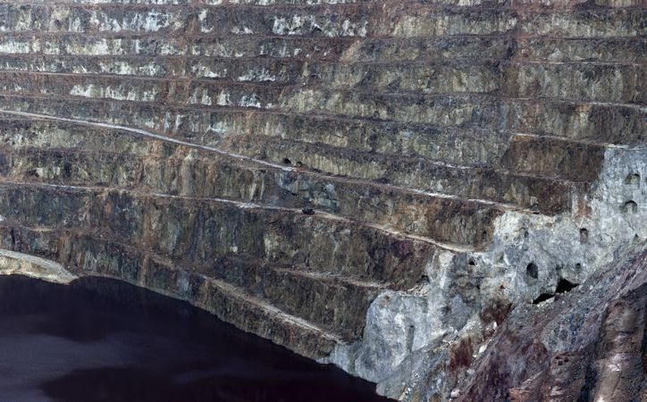 Mining terraces in Riotinto, Huelva