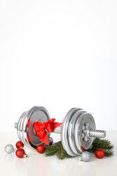 Concept of sport and Happy New Year, space for text