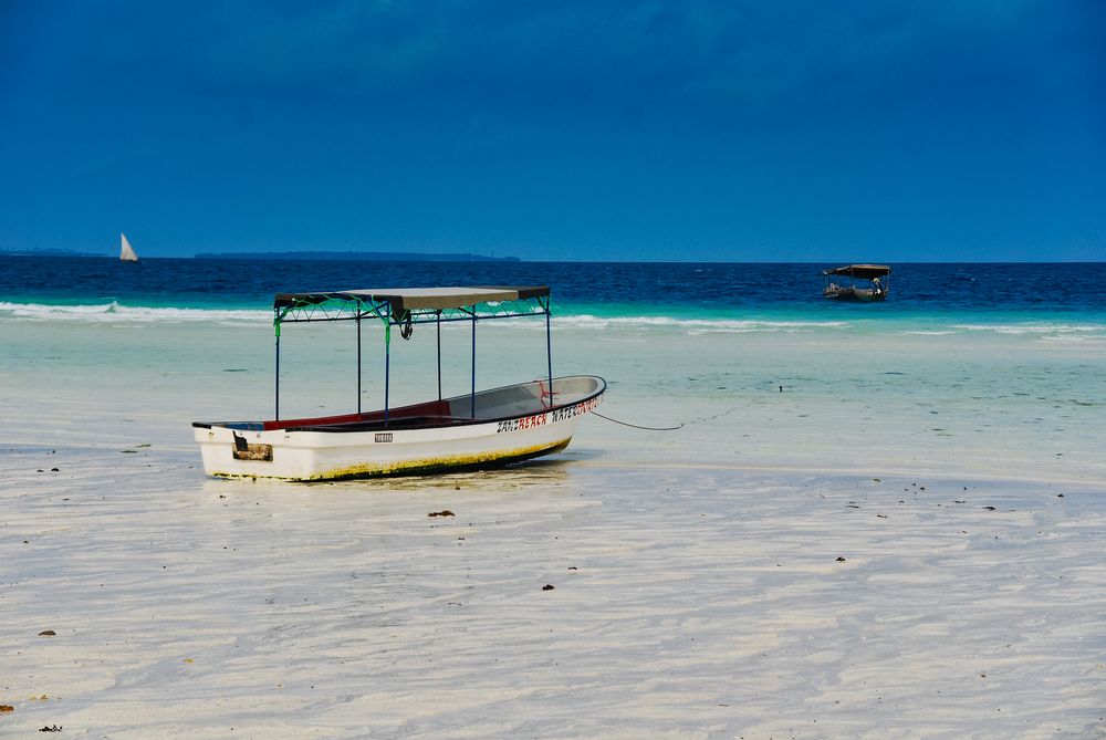 Boat on seashore