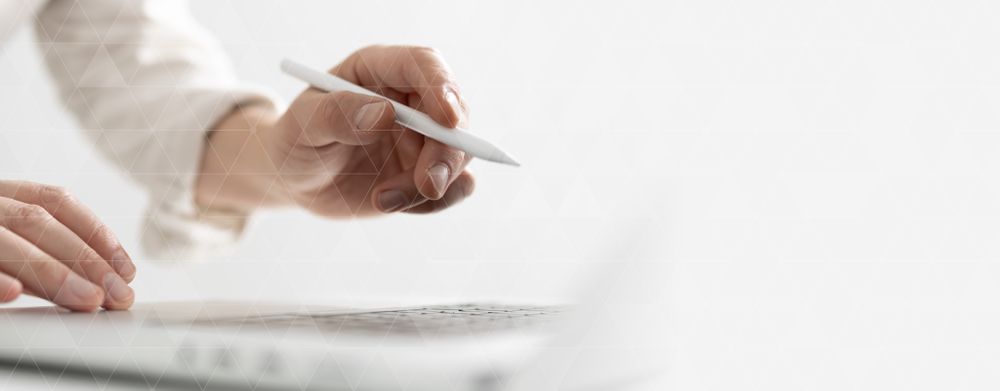 Modern Businessman with Stylus Interaction
