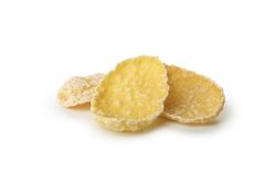 Tasty muesli isolated on plain background, close up