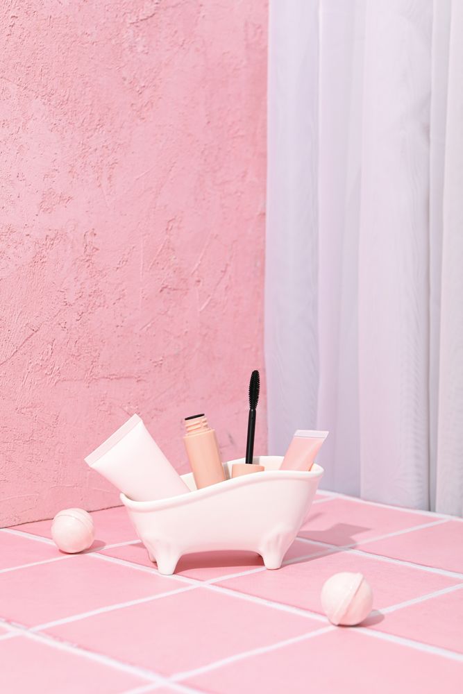 Concept of cosmetic and beauty care, space for text