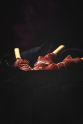 Gressinis with spanish serrano ham