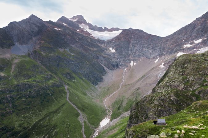 Picturesque idyllic mountain landscape in Switzerland