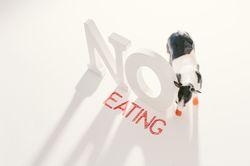 Concept of calling to stop eating animals