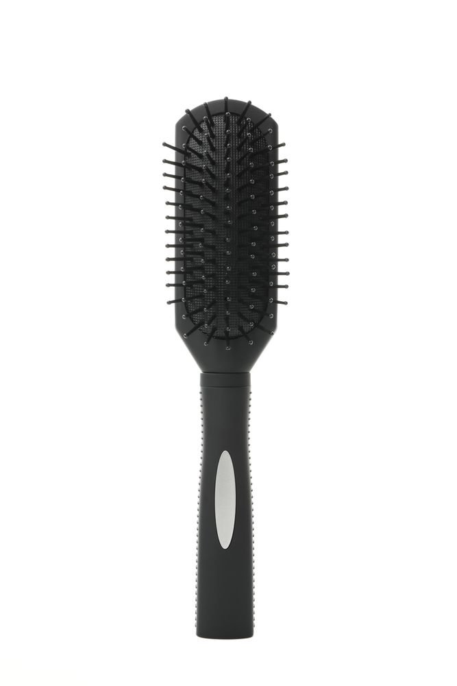 hair brush isolated on blank background
